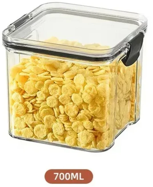 1-4개 밀폐 용기 주방 정리함 곡물 보관함 대용량 양념통 세트 신선, 04 700ML