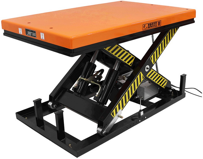 쌍용 전동 고정 테이블리프트 SYT4-10-100170M 4단 1톤 4.5m