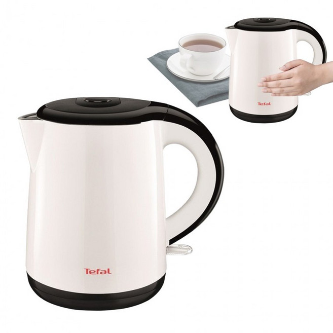 데팔 미니 전기포트 1L 여행용 커피포트 물끓이는 전기 주전자 포트기, 1개