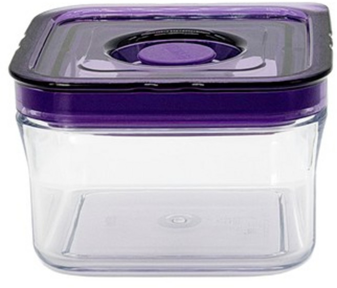 올트라이탄 진공밀폐용기 이지바큠 정사각 350ml 1개, 없음