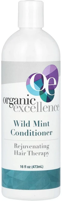 오가닉 엑셀런스 컨디셔너 리쥬베네이팅 헤어 테라피 와일드 민트 473ml (16 fl oz) OEX-10006 - 쿠팡