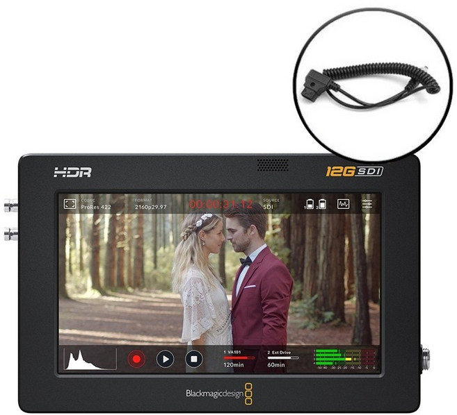 BlackmagicDesign Video Assist 5" 12G HDR (D-TAP 케이블 포함) / 블랙매직디자인 비디오 어시스트 모니터 5인치 12G