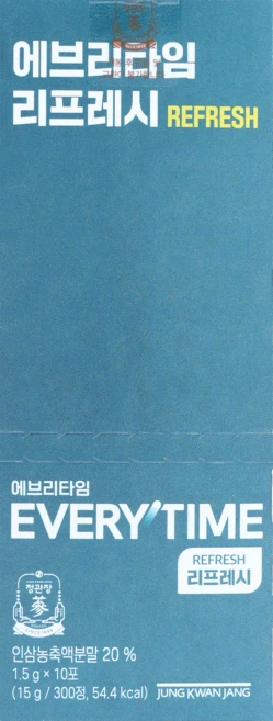 정관장 에브리타임 리프레시, 1.5g, 10개 - 쿠팡