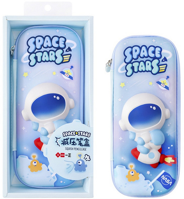Sumikko Gurashi 減壓鉛筆盒, 太空人減壓筆盒, 1個