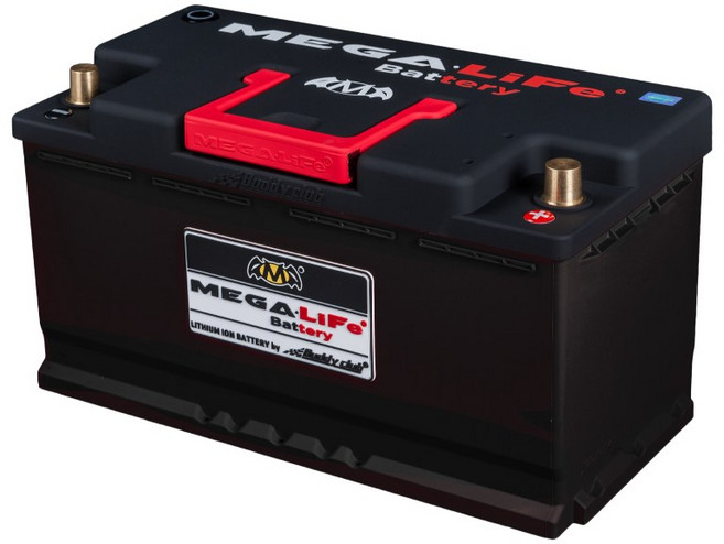 MEGA·LiFe 汽車 磷酸鐵鋰電池 MVB-100, 1個