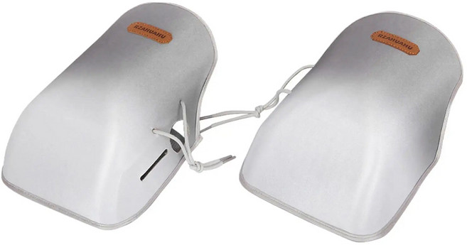 락모터스 오토바이 입체형 여름토시 세트 핸들커버 장갑 자외선 햇빛차단, 그레이