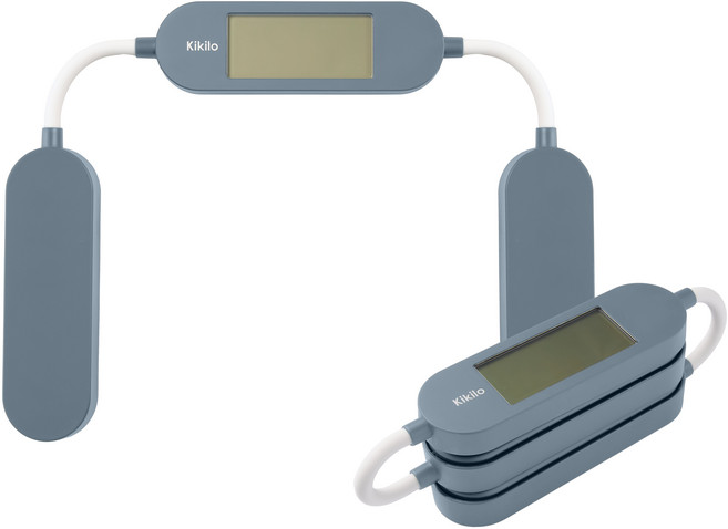 Kikilo 키킬로 여행용 가정용 폴더블 체중계 초경량 휴대용 미니 접는, 블루(Stone Blue), 1개, KFS