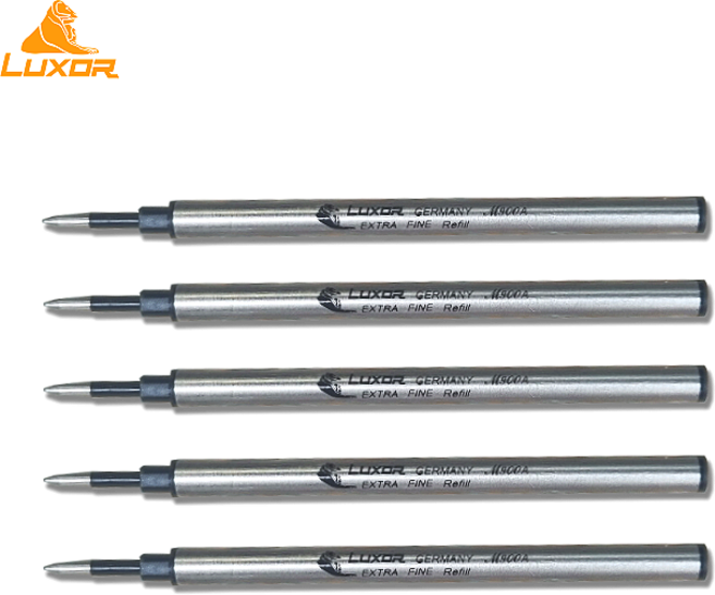 룩소르 수성 볼펜심 리필심 독일 저점도 잉크 국제표준규격 1.0mm 몽블랑 파카 고급펜 호환 (5개입), 수성 볼펜심 [5개입]