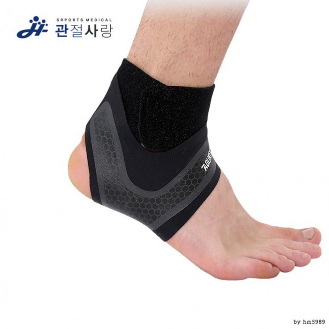 복숭아뼈 발목인대 보호대 테이핑발목보호 발목통증 스트랩, 1개
