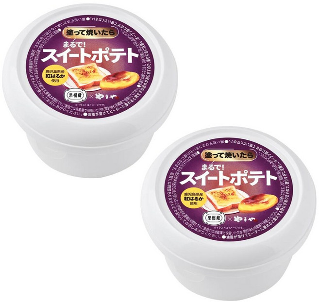 야마야 바르고 구우면 마치 군고구마 스위트 포테이트 스프레드, 130g, 2개