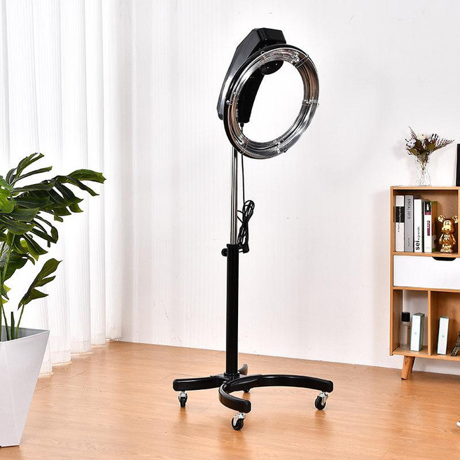 리온 다운펌기계 머리 셋팅 파마 헤어샵 미용실, 스탠딩 블랙, 기본 모델명/품번