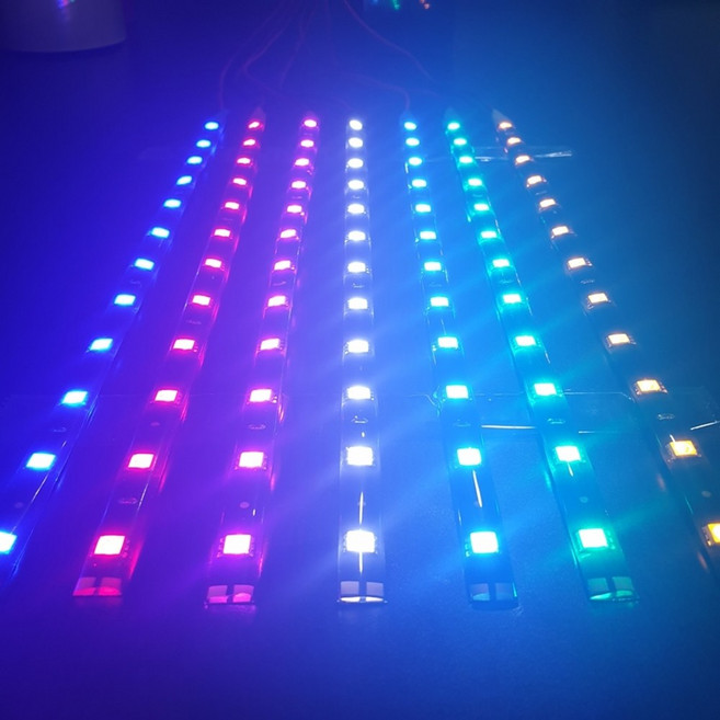 우리파파 12V 5050 자동차 led바 오토바이 3칩 전동휠 퀵보드 튜닝, 1개, 5050 LED 30cm-그린