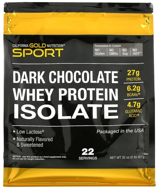 캘리포니아골드 뉴트리션 다크 초콜릿 웨이프로틴 분리유청단백질, 1개, 907g - 쿠팡