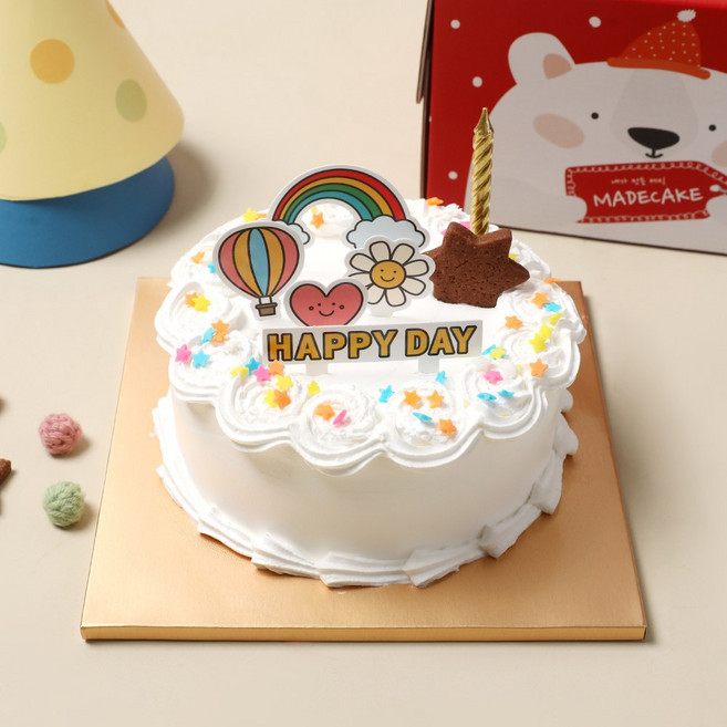 메이드케이크 DIY 케이크 만들기 세트 2호 (출고일 지정시 배송메모에 연락처 기재 필수!!), DIY 2호 케이크만들기, +다크펜20g, 1세트, 500g
