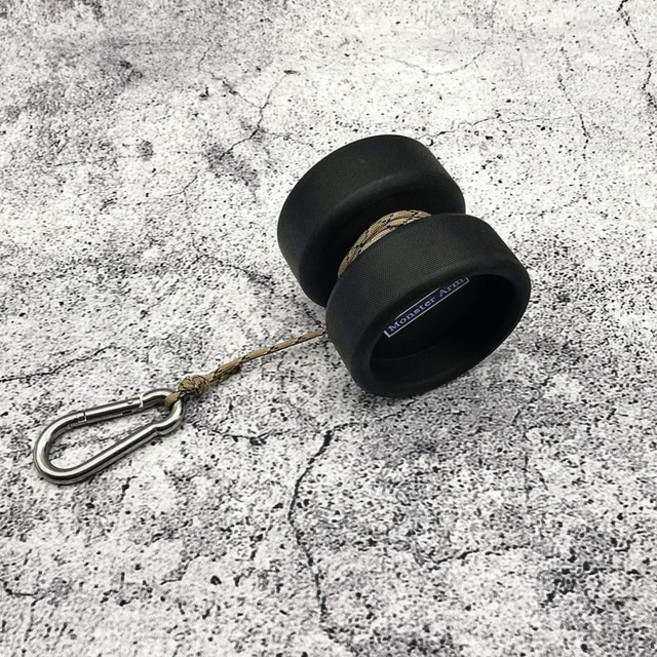 손목 팔뚝 손목 운동 기구 홈 체육관 피트니스 손목 블래스터 미끄럼 방지 강도 트레이너 핸드 그립 롤러 트위스트, 1, 1개