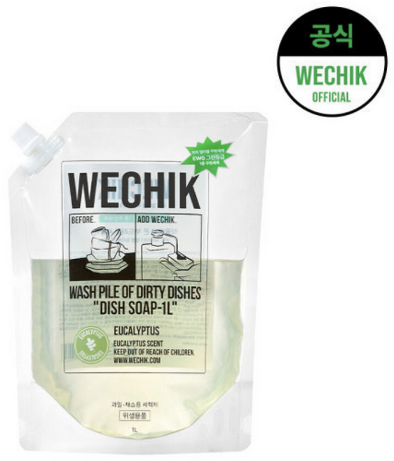 위칙 멀티플 주방 세제 리필, 1개, 1000ml