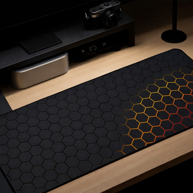 플로엔트 두께강화 논슬립 게이밍 장패드, 1개, 블랙