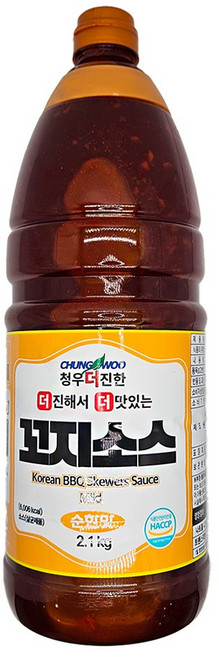 청우 더진한 꼬지소스 순한맛, 2.1kg, 1개