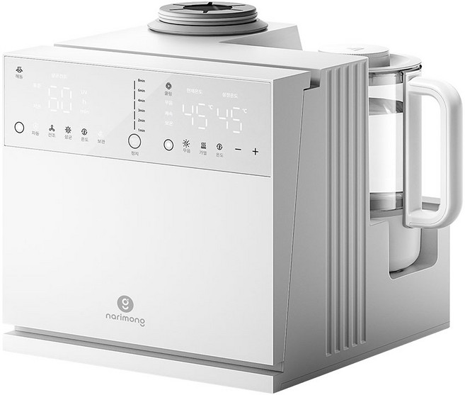 나리몽 밀크박스 젖병소독기 분유포트 보온 분유쉐이커 올인원