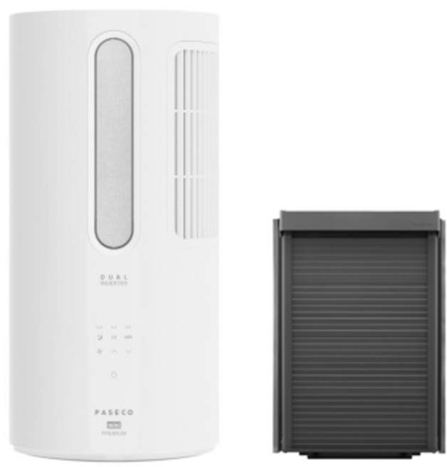 파세코 25년 제조 미니 프리미엄 창문형에어컨 실버 PWA-M3500PS, +56cm,자가설치