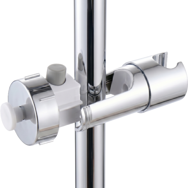 보네아 1초원터치 샤워기 거치대 높이조절자유 360도 회전, DD-1실버