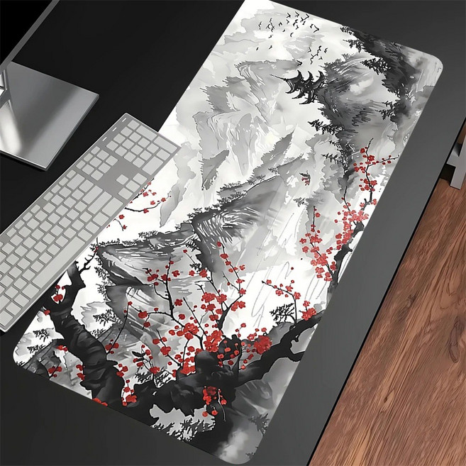 벚나무 일러스트 장패드 800x300X2MM, 1개, 그림 1