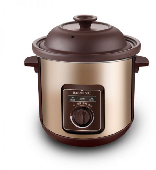 슬로우 쿠커 황토 슬로우쿡 멀티 슬로 중탕기 약탕겸용 구운계란기계 대용량, E. 1.5 리터