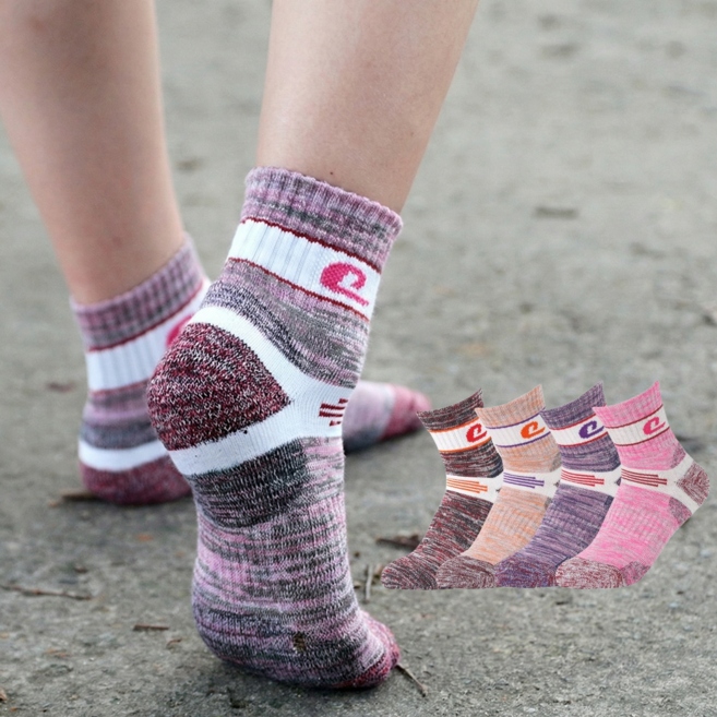 EL 클라이머 등산양말 4족세트, 여성용