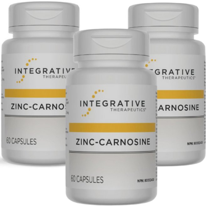 피부장벽개선 주름개선 아연 카르노신 피부영양제 캐나다내수용, 3개, 60정