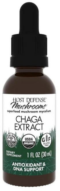 호스트 디펜스 차가 버섯 추출물 액상 Host Defense Chaga Extract, 1개, 30ml - 쿠팡