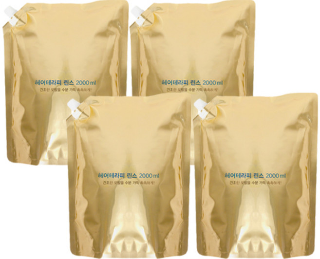 대용량 헤어테라피 린스 리필용, 2L, 4개