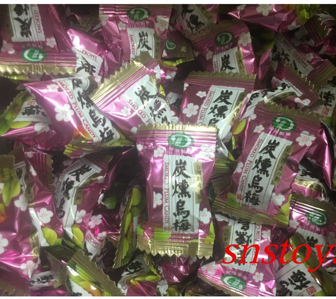 綠得 炭燻烏梅飴 古早味硬糖, 1個