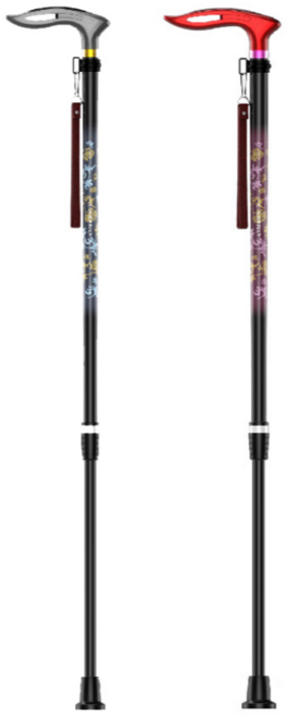 비나띠 까리노 지팡이 카본소재 9단계조절 고급지팡이, 1개