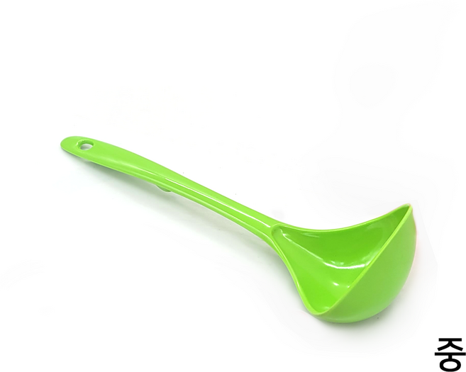 쿡스넷 메라민 국자 (중/색상랜덤), 연두, 1개