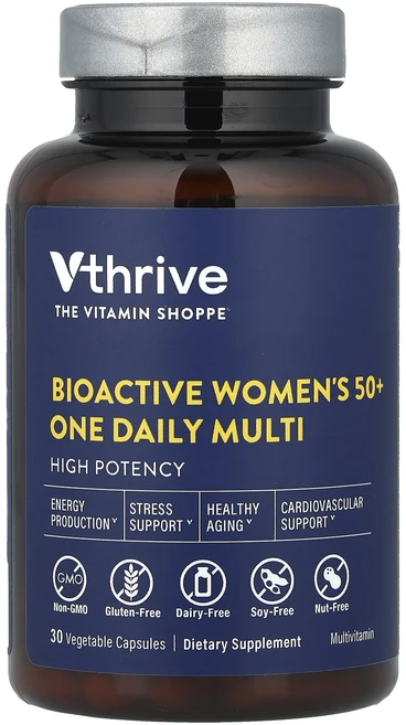 정말좋습니다 Vthrive 생체 활성 50세 이상 여성용 원 데일리 멀티 베지 캡슐 30정 빠르게배송해드릴게요, 1개 - 쿠팡