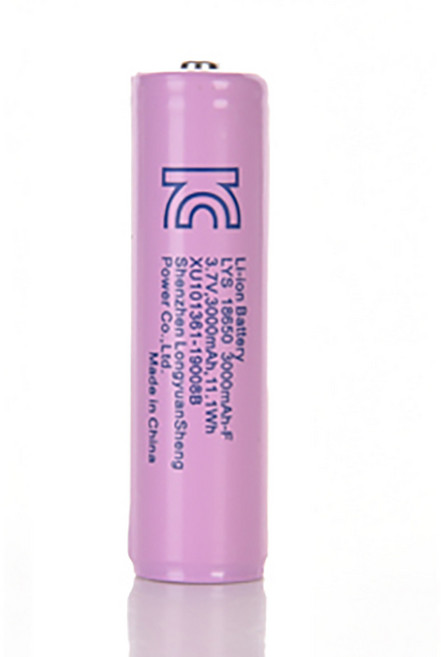 18650 리튬이온 충전지 3000mAh, 2개입, 1개