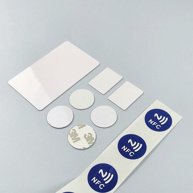 NFC215 스티커 태그 카드 스마트폰 앱연결 자동실행, 원형1P