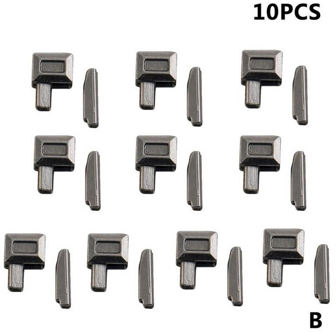홈 DIY 코트 스토퍼 세트 액세서리 수리 바느질 의류 오픈 엔드 10 지퍼 금속