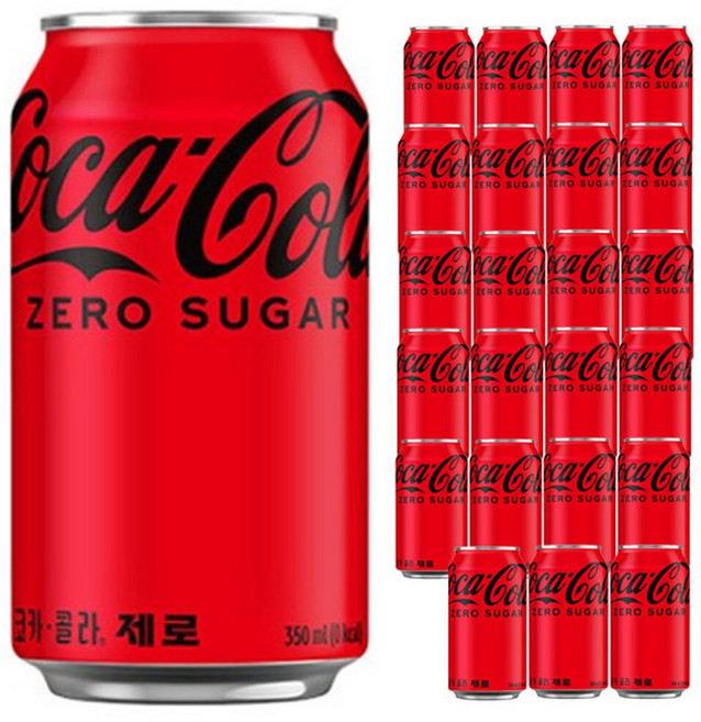 코카콜라 제로 350ML 24개 (캔) 파격 정기세일