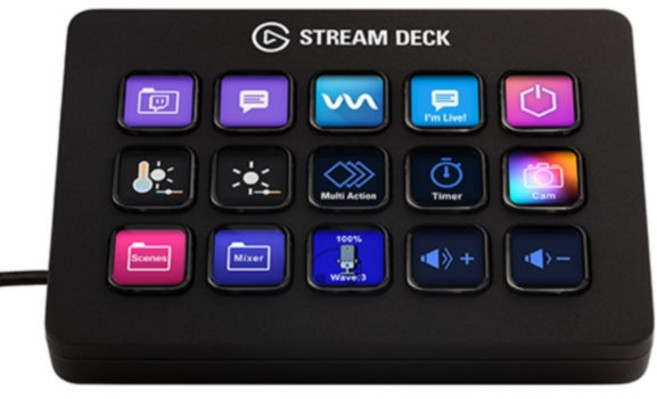 엘가토 ELGATO Stream Deck MK.2 영상 방송 편집 장치(15버튼)