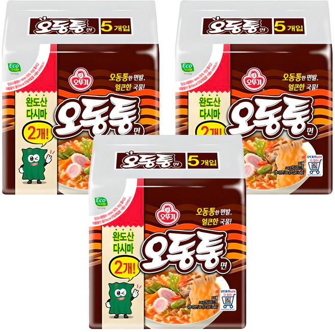 오뚜기 오동통면 120g, 15개