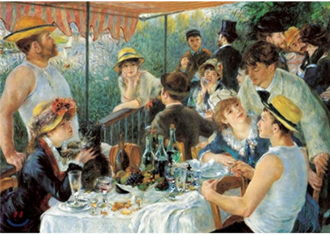 직소퍼즐 풍경 명화 오후의 파티 150피스 BB143, 혼합색상, 1개