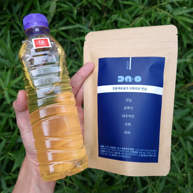 잠 잘오는 차 신경 심신안정차 밤에 마시기 좋은 카페인없는 차 연잎 국화 박하 칡, 1개, 20개입, 20g