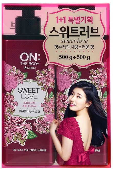 온더바디 스위트 러브 퍼퓸 바디워시, 500g, 10개