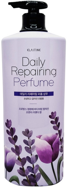 엘라스틴 데일리 퍼퓸 리페어링 샴푸 프렌치 라벤더향, 1.1L, 2개