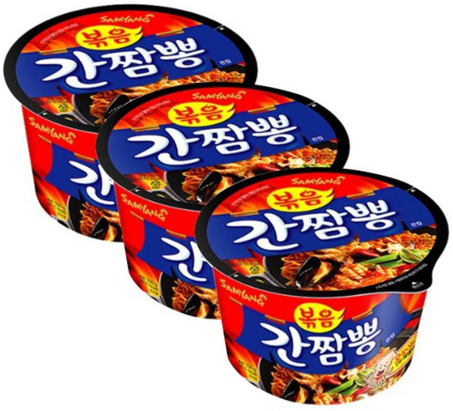 삼양 간짬뽕 큰컵, 3개