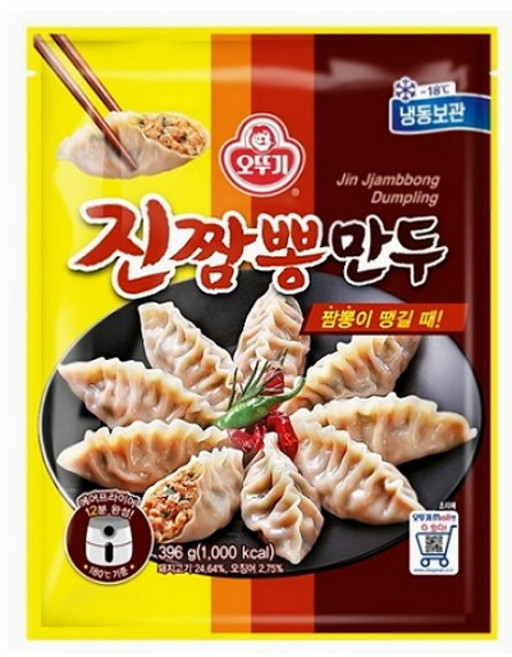 진짬뽕만두 396g 6개, 없음