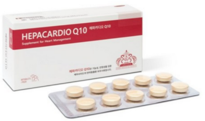 헤파카디오 Q10 60정 X 3팩 ( 최신품 3개 ) ( 최신품 훼손없는 동물병원 정품 ), 심장
