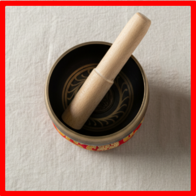 월드맘 싱잉볼 명상종 티벳종 명상도구 세트, 싱잉볼 8cm + 스틱 + 받침대, 1개