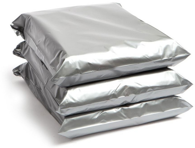 더담아 LDPE 택배봉투 실버, LDPE(0.08) 실버, 50x60+4(50장)